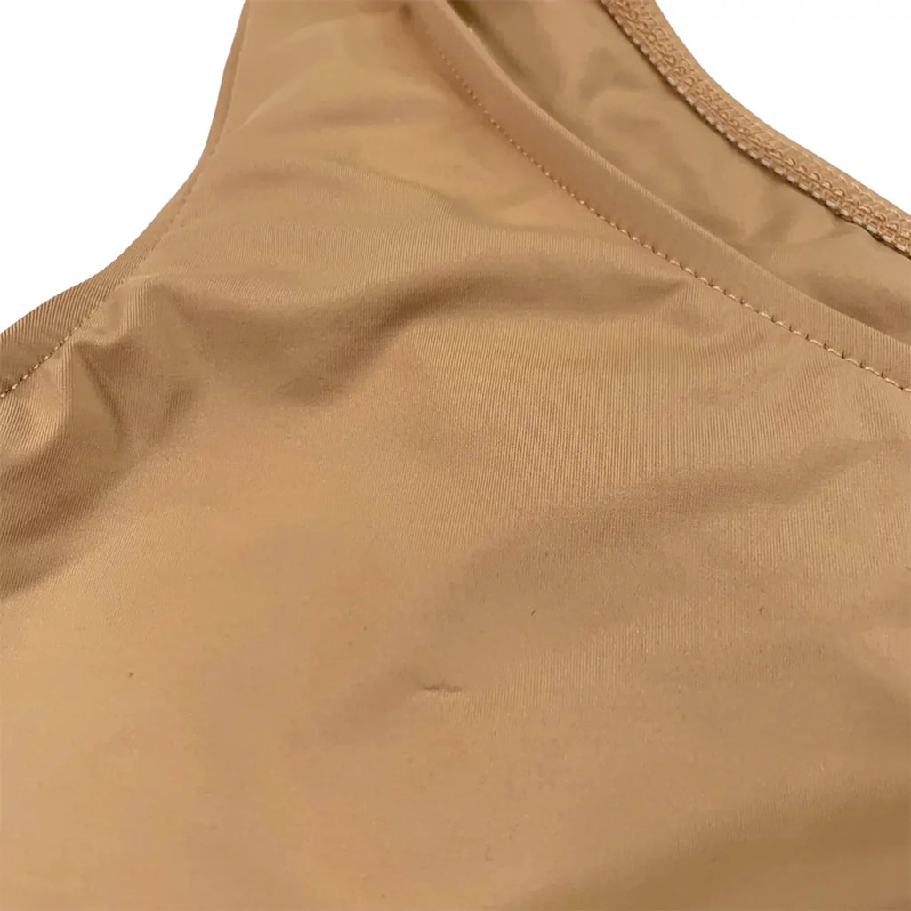 Frankies Bikinis Women's Katerina Barb Top Bottom Sizeet Beige