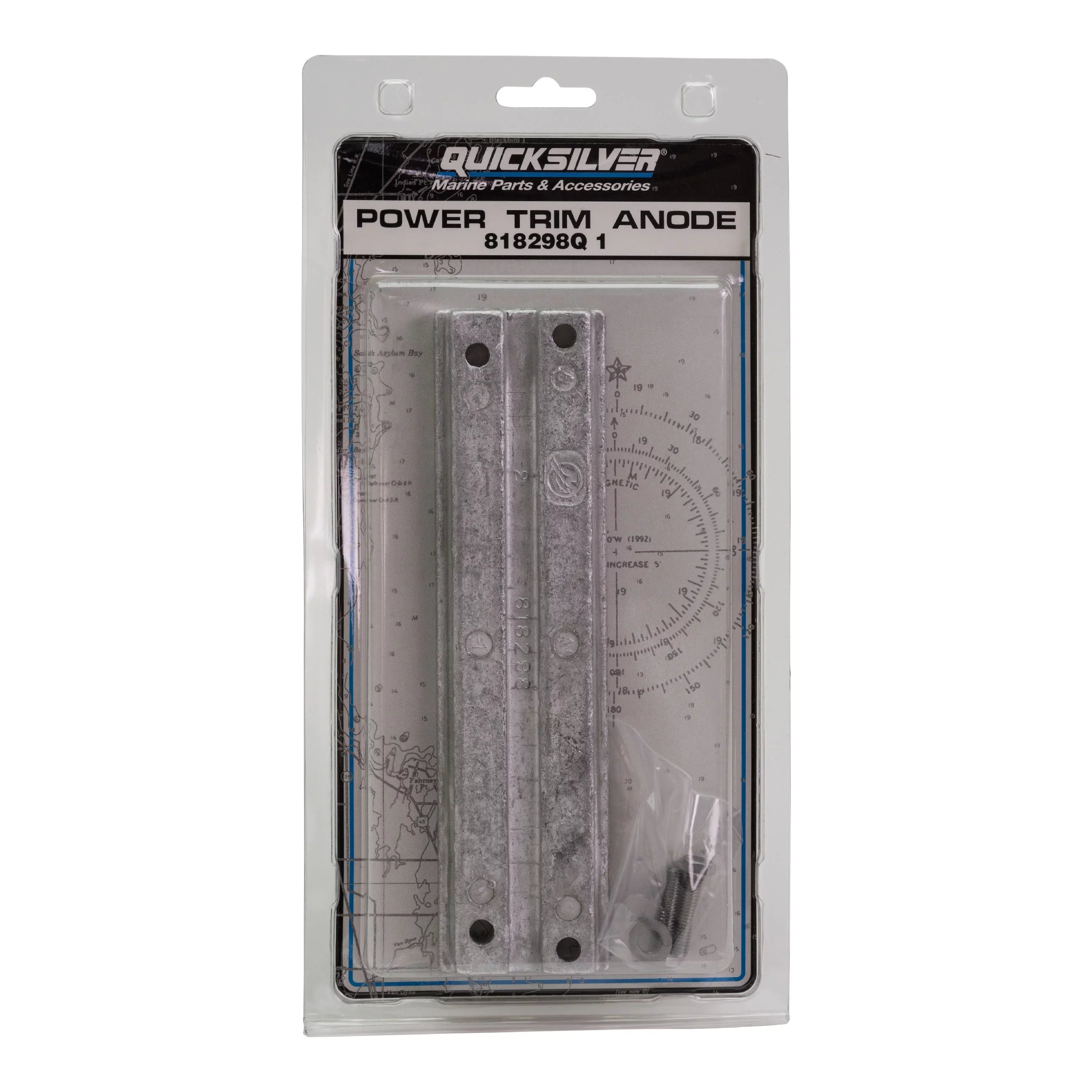 Quicksilver 818298Q 1 Power Trim Anode Aluminum