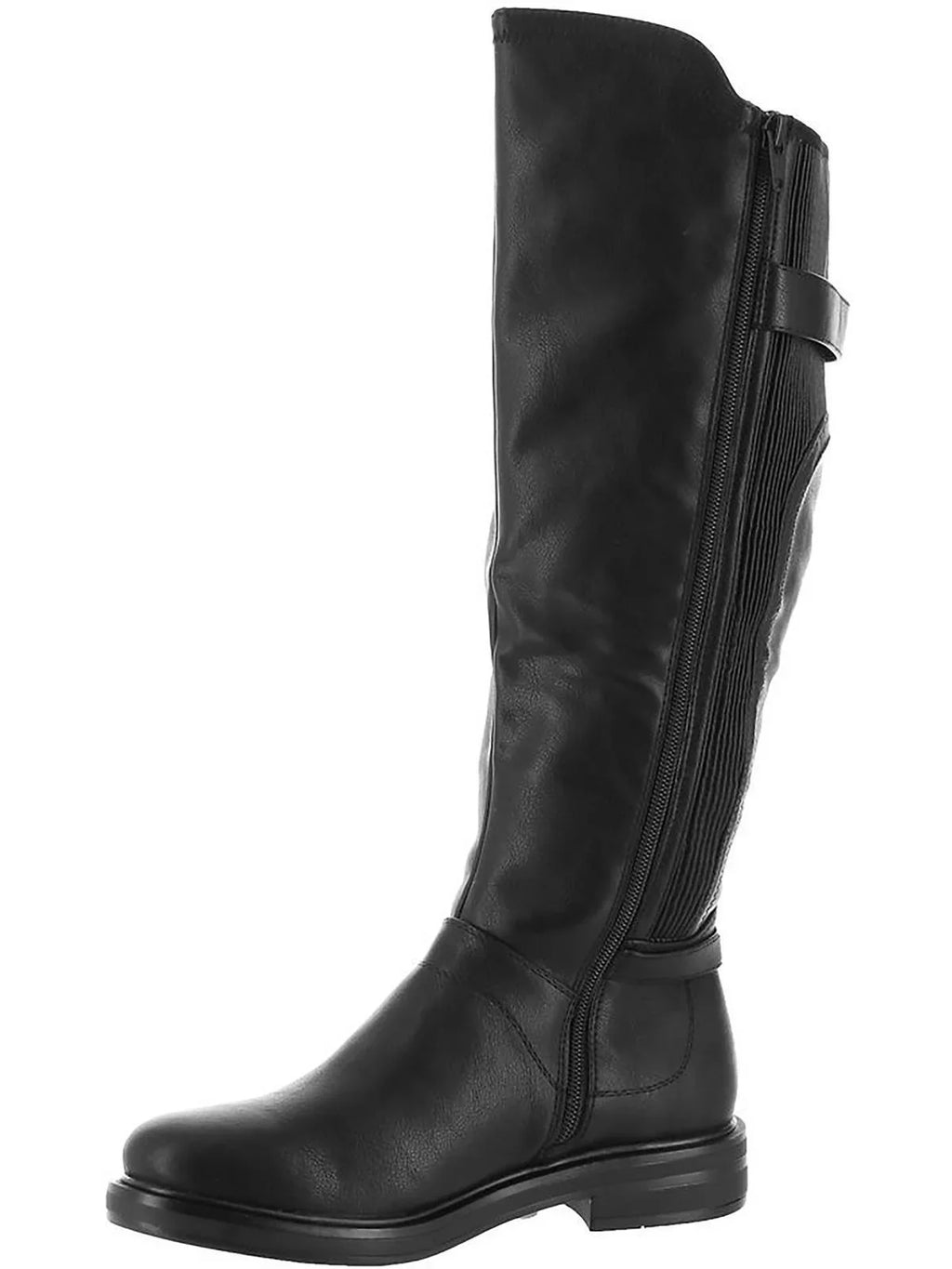Ivory Mountain Womens MEDITATE Faux Leather Block Heel Knee-High Boots