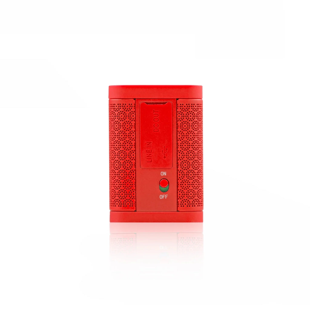 Edifier MP270 Portable Bluetooth Sizepeaker with USizeB inputs rechargeable battery and on-board controls - Red