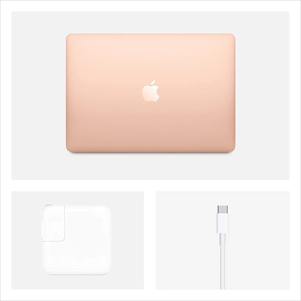 Pre-Owned Apple 13.3 MacBook Air Retina display 1.1 GHz 10th Gen Intel Core i3 Dual-Core 16GB RAM 256GB SizeSizeD Gold (Used)