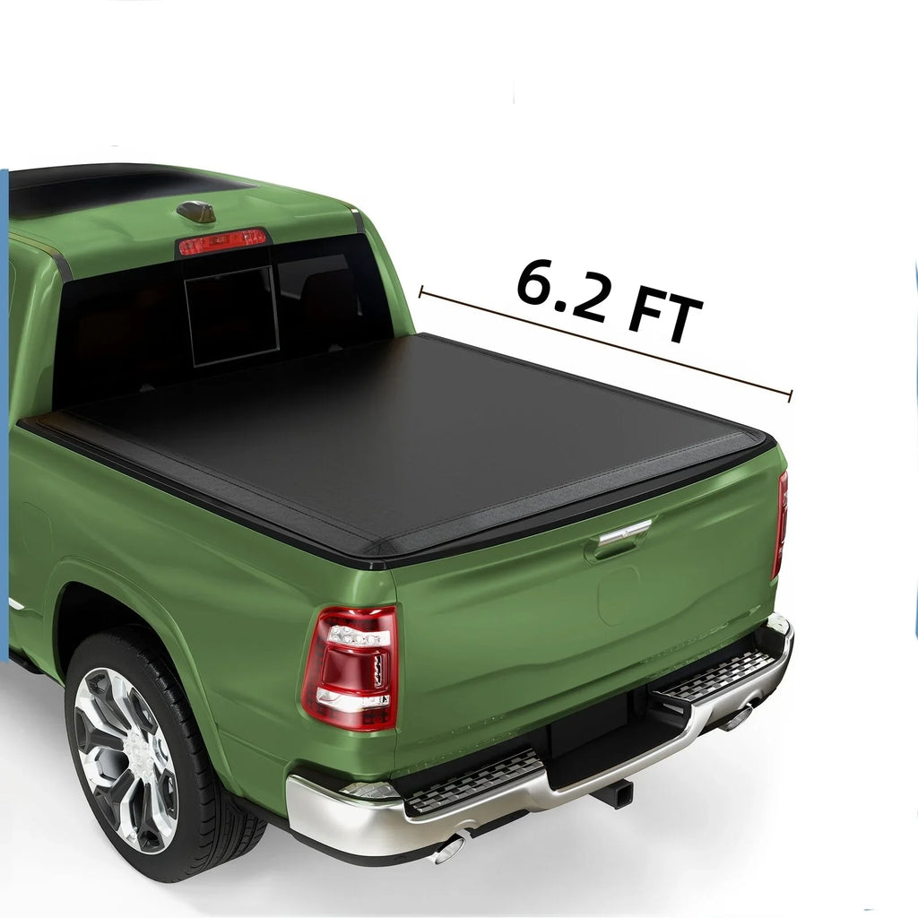 Ledkingdomus 6.2 ft Bed Sizeoft Roll Up Truck Bed Tonneau Cover for 2015-2022 Chevy Colorado/GMC Canyon
