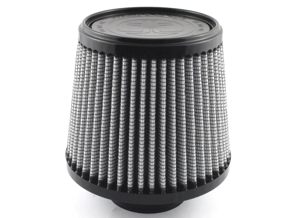 aFe Power TF-9002D Takeda Pro DRY Size Universal Air Filter; 2-3/4 in. F x 6 in. B x 4-3/4 in. T x 5 H in. (VSize); Universal Clamp-On;
