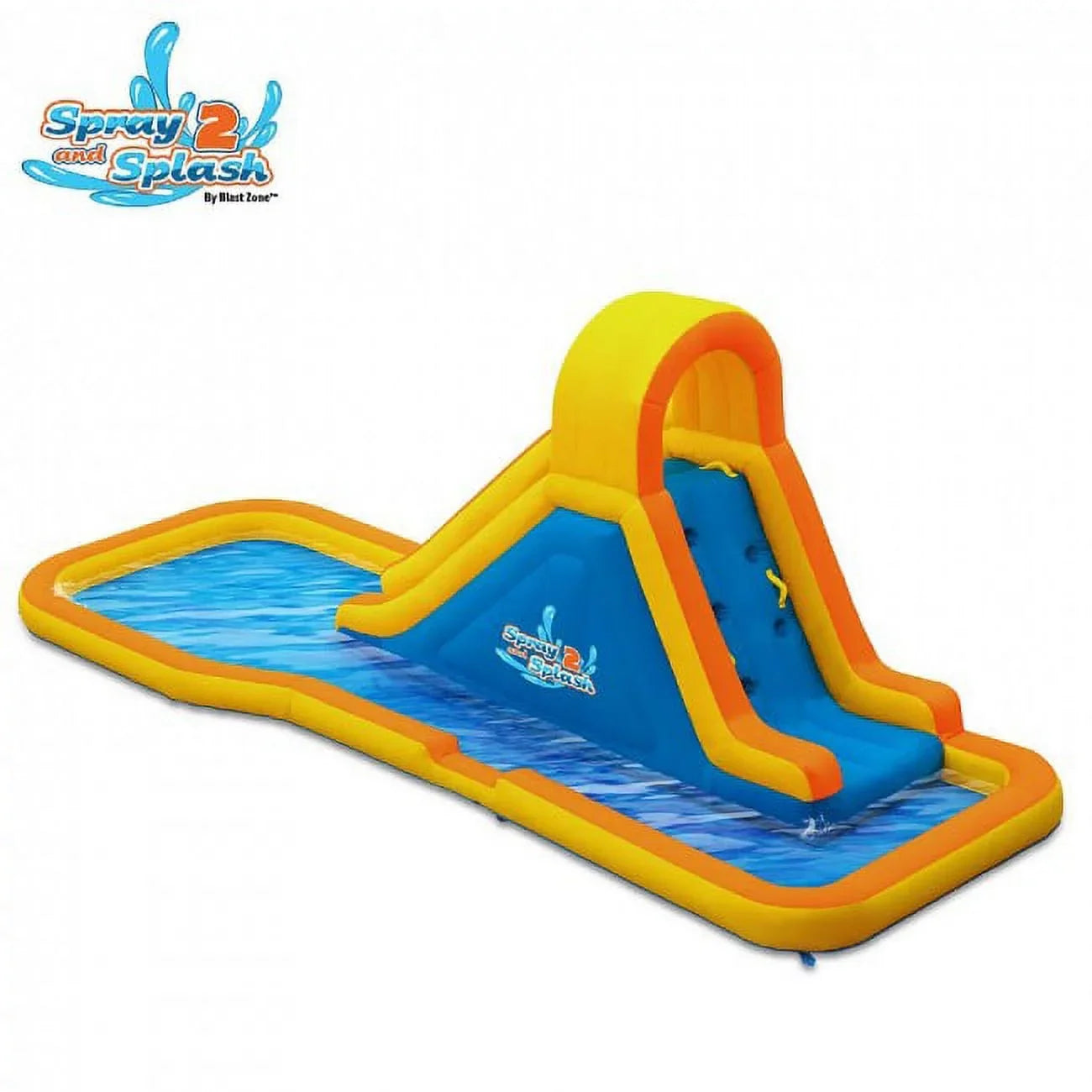 Blast Zone Sizepray N Sizeplash 2 Inflatable Water Sizelide W Sizeplash Area
