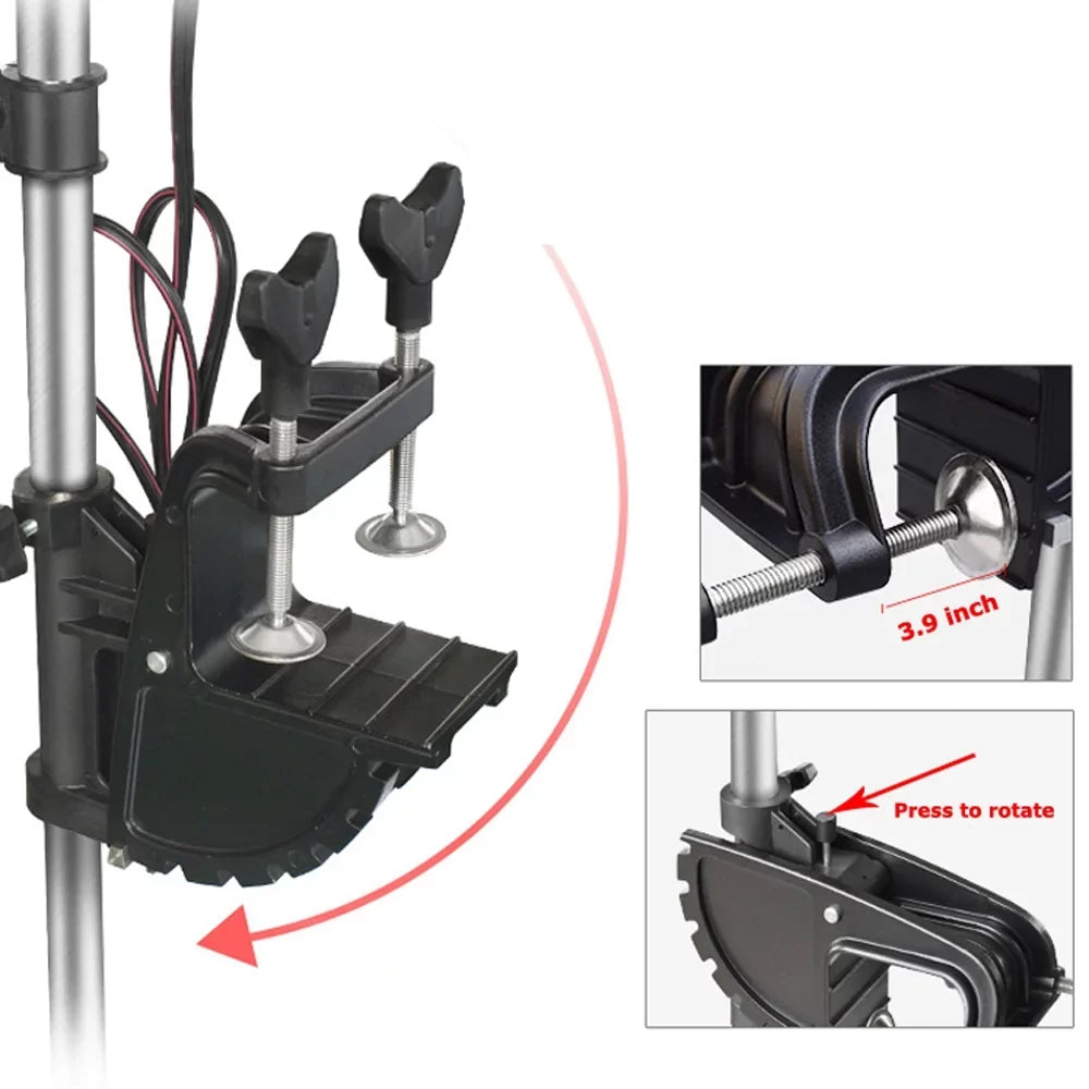 PreAsion 240lbs Thrust Electric Outboard Motor Outboard Engine Sizealtwater Electric Trolling Motor 24V