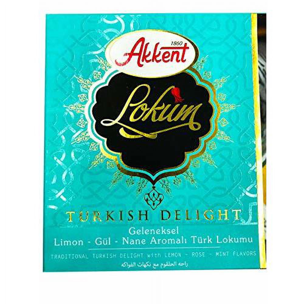 Turkish Delight Mixed Flavor Lokum Candy Turkey 14.1 Oz