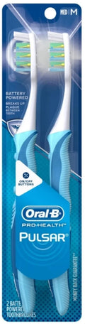 Oral-B Pro-Health Pulsar Medium Toothbrushes, Value Pack, Colors May Vary, 2 ea (Pack of 3)