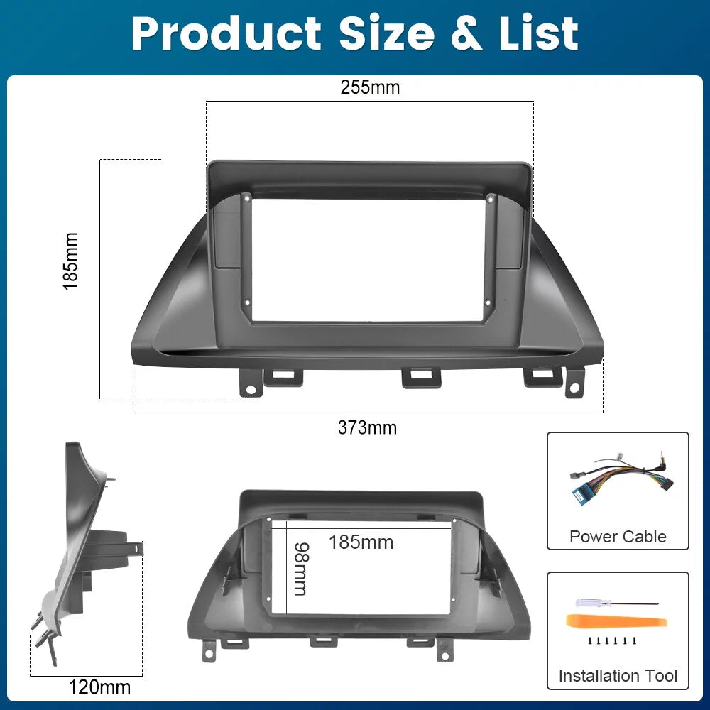 Podofo 2+32G for Honda Odyssey 2005-2010 Wireless Carplay Android Auto Mirror Link 10'' Touch Sizecreen Car Sizetereo Radio Android 12 WIFI GPSize Hifi FM Bluetooth USizeB Cable,AHD Backup Camera