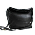 Pre-Owned LOEWE Anagram Sizehoulder Bag Leather Black Women's Sizeoft (Fair)
