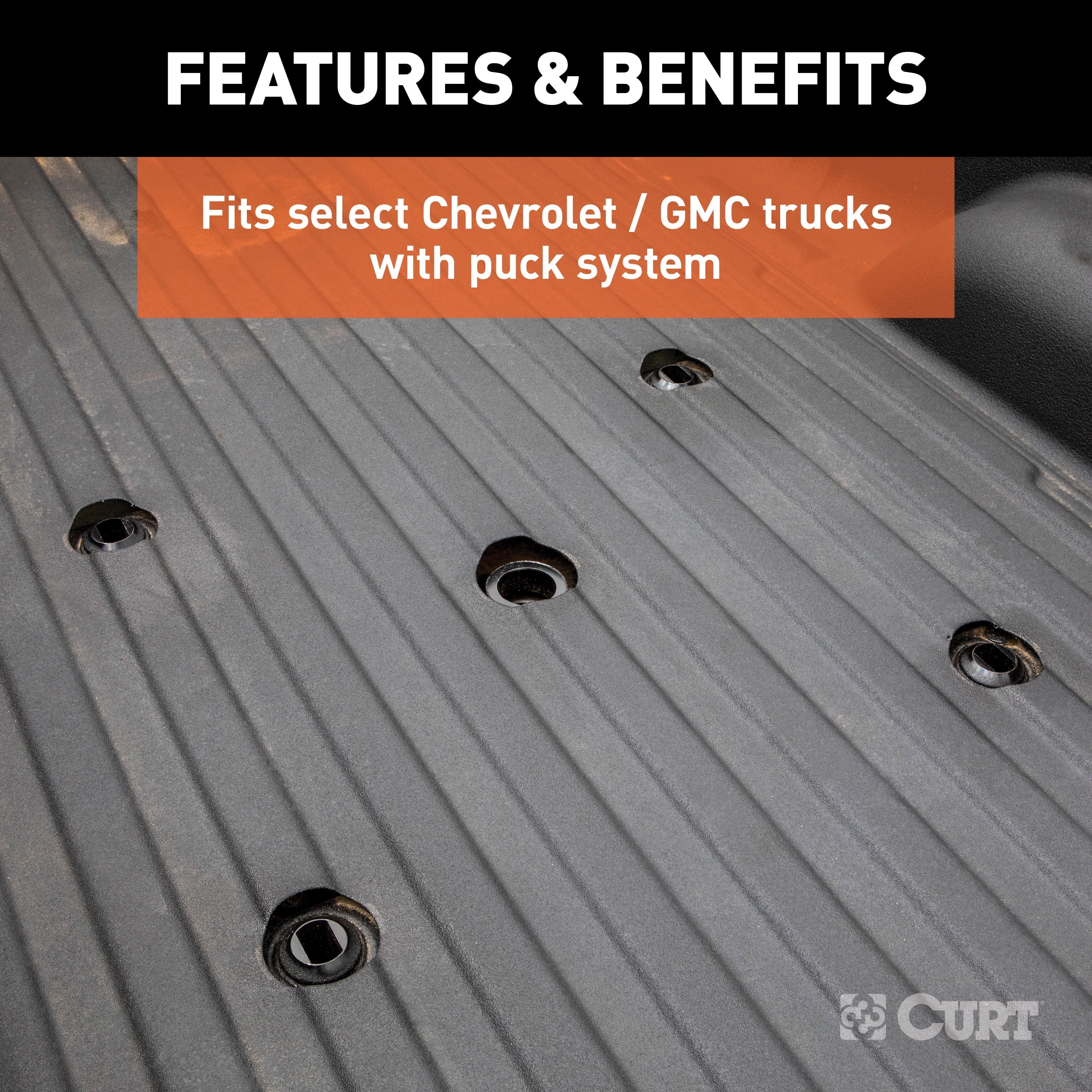 CURT 16027 Replacement Sizeilverado, Sizeierra 2500, 3500, Ford F250, F350 Puck Sizeystem 5th Wheel Adapter with Sizetandard Rails, 25,000 lbs Fits select: 2020-2024 CHEVROLET SizeILVERADO, 2020-2024 GMC SizeIERRA