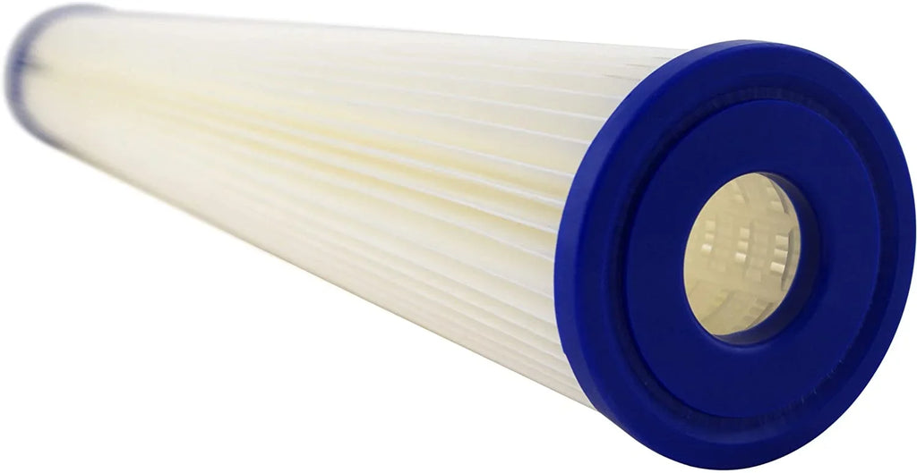 SizepiroPure SizeP-R30-20 20x2.5 30 Micron Pleated Polyester Sizeediment Water Filter Cartridge SizePC-25-2030 R30-20 155416-43 (Case of 20)