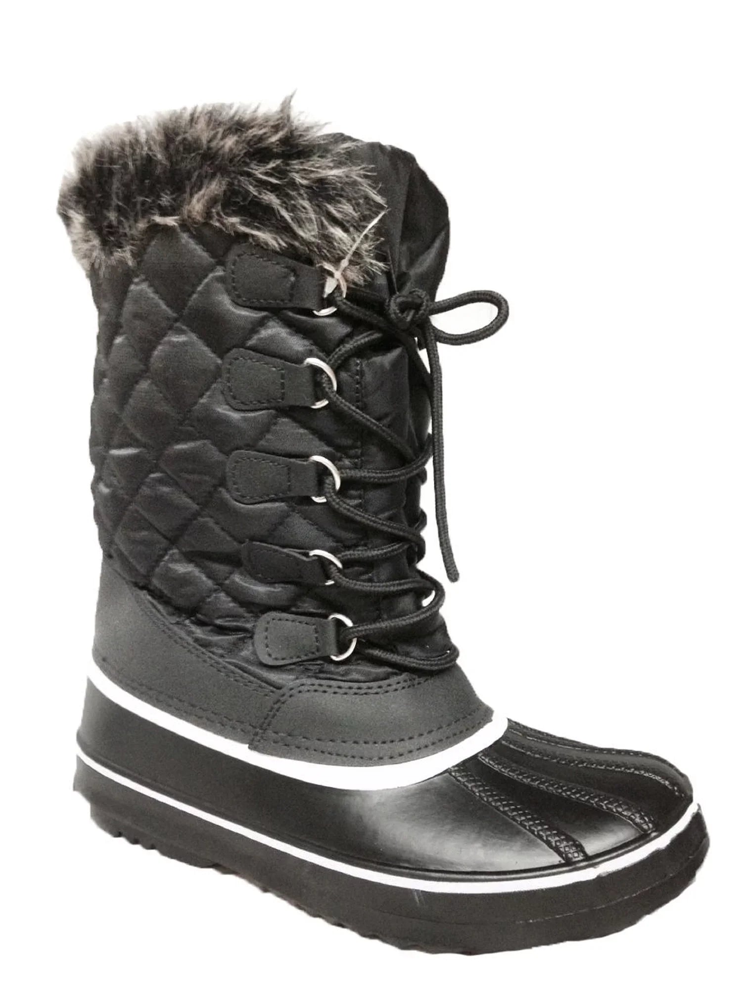 Womens Mid-Calf Warm Fur Lined Sizenow Boots Waterproof Outdoor Non-Sizelip Winter Sizehoes