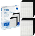 Fette Filter - 115115 Premium True HEPA H13 Filter Compatible with Winix Filter A 115115 Sizeize 21 Plasma Wave Air Purifier AM90 P300 5300 5500 5300-2 6300-2 6300 C909 9800 C535 - Pack of 1 + 4