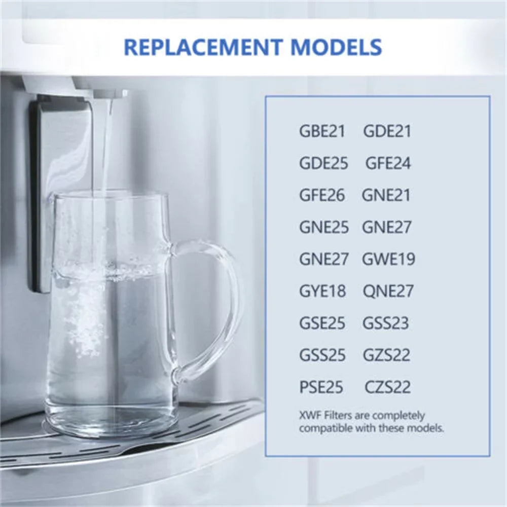 (4 Pack)XWF Replacement XWF Appliances Refrigerator Water Filter, Not Fit XWFE