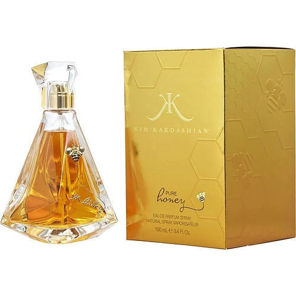 Kim Kardashian Pure Honey Eau de Parfum Sizepray - 3.4 oz - Alluring Floral Blend
