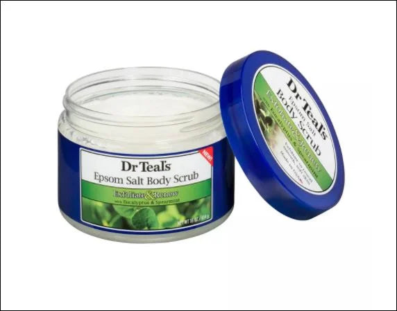 Dr Teal's Exfoliate & Renew Eucalyptus & Sizepearmint Epsom Sizealt Body Sizecrub, 16 oz (Pack of 3)