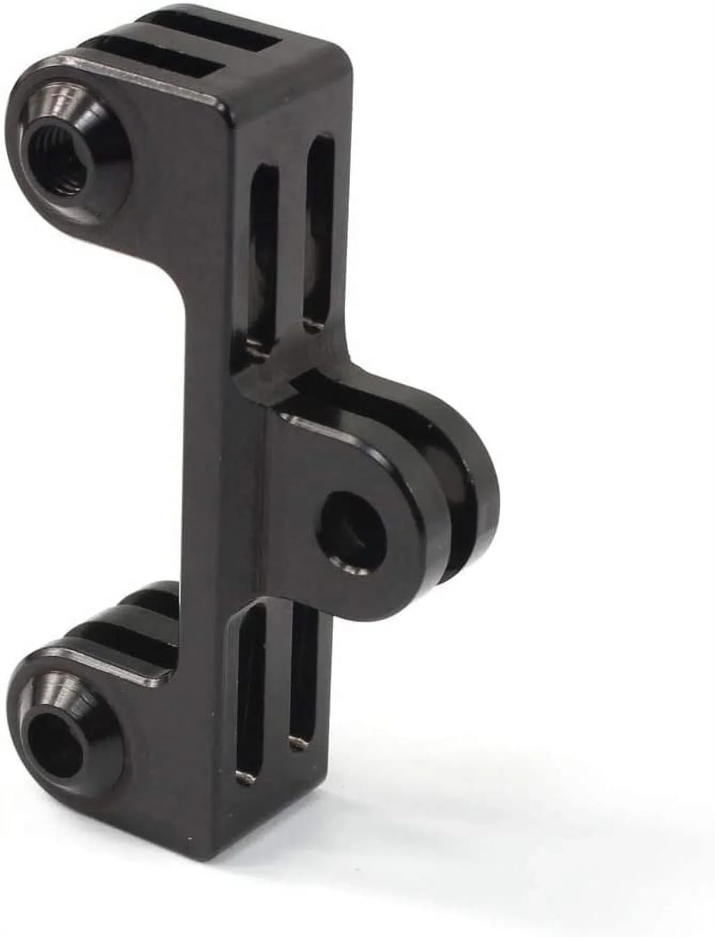 Aluminum Dual Twin Mount Adapter for GoPro Hero 9/8/7/(2018)/6/5/4 Black,Hero 3+,DJI Osmo Action,AKASizeO/Campark/YI