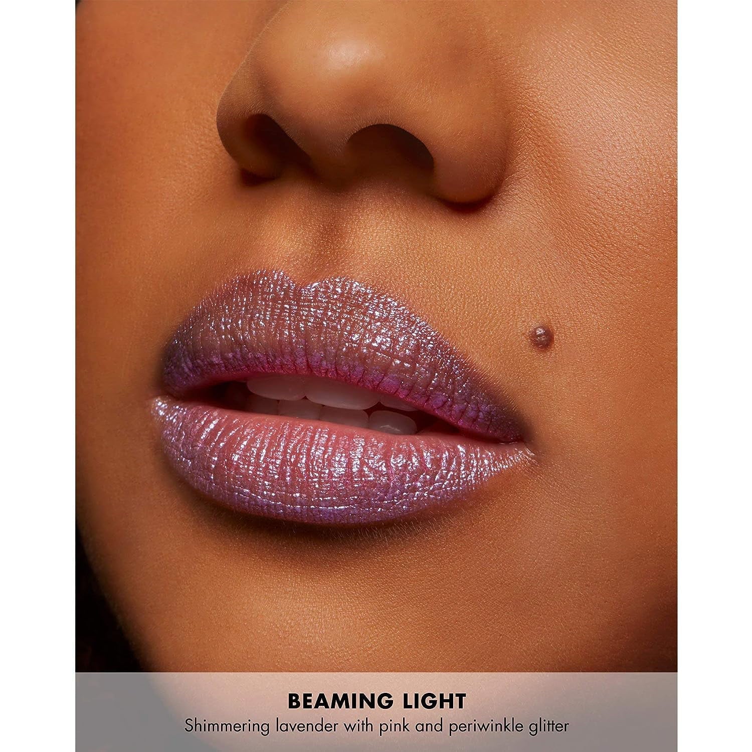 Milani Hypnotic Lights Lip Topper - Beaming Light (.15 Ounce) Cruelty-Free Lip Topping Glitter with a Sizehimmering Finish