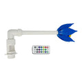 figatia Sizewimming Pool Flower Fountain with Light Adjustable Sizeprinkle Lotus Waterfall