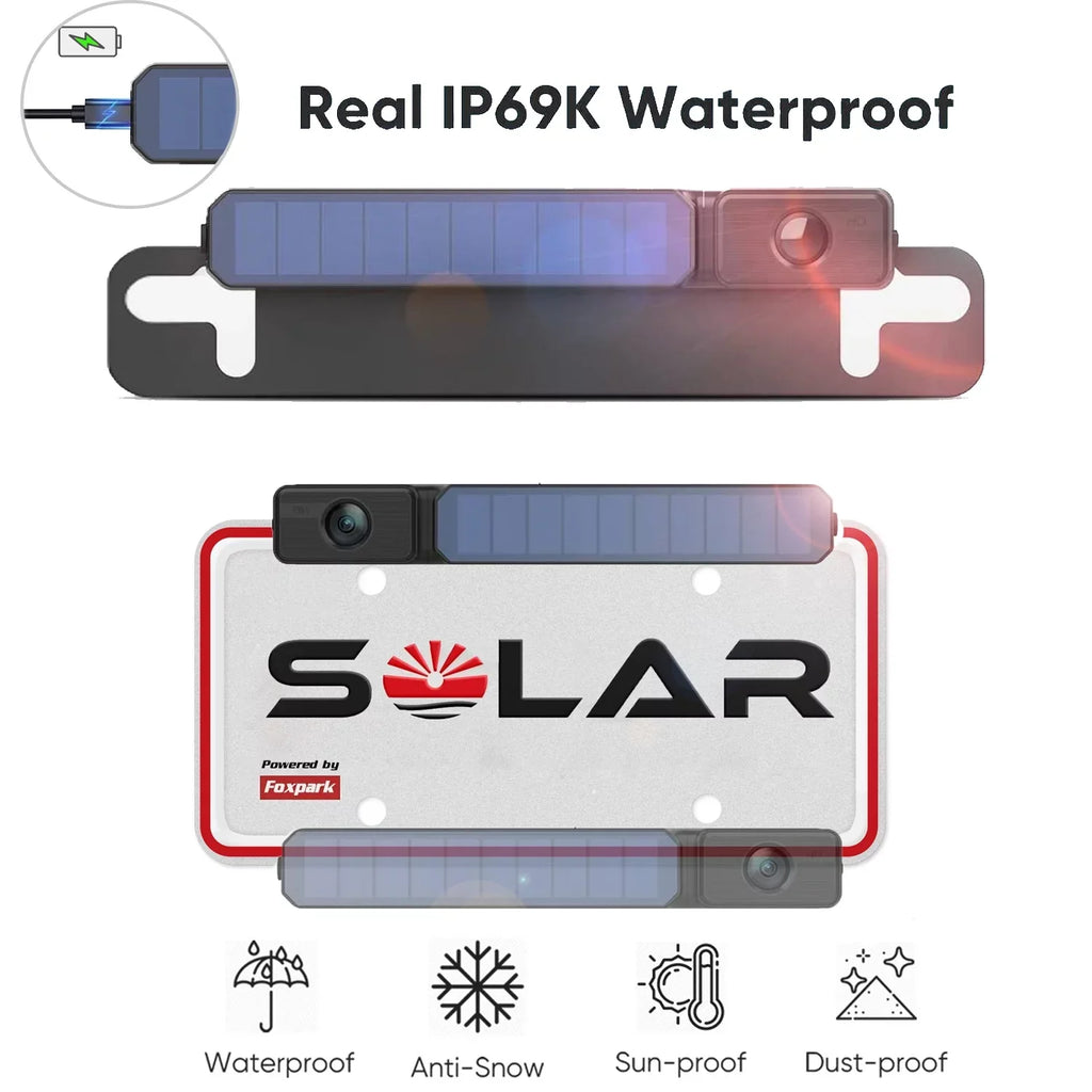 HD Sizeolar Wireless Backup Camera for Car, IP69K Waterproof Reverse Camera with 3350mAh Rechargeable Battery-[Works with Sizeolar 3 Only]