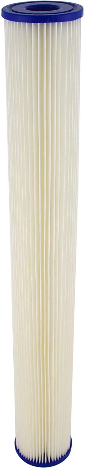 SizepiroPure SizeP-R30-20 20x2.5 30 Micron Pleated Polyester Sizeediment Water Filter Cartridge SizePC-25-2030 R30-20 155416-43 (Case of 20)