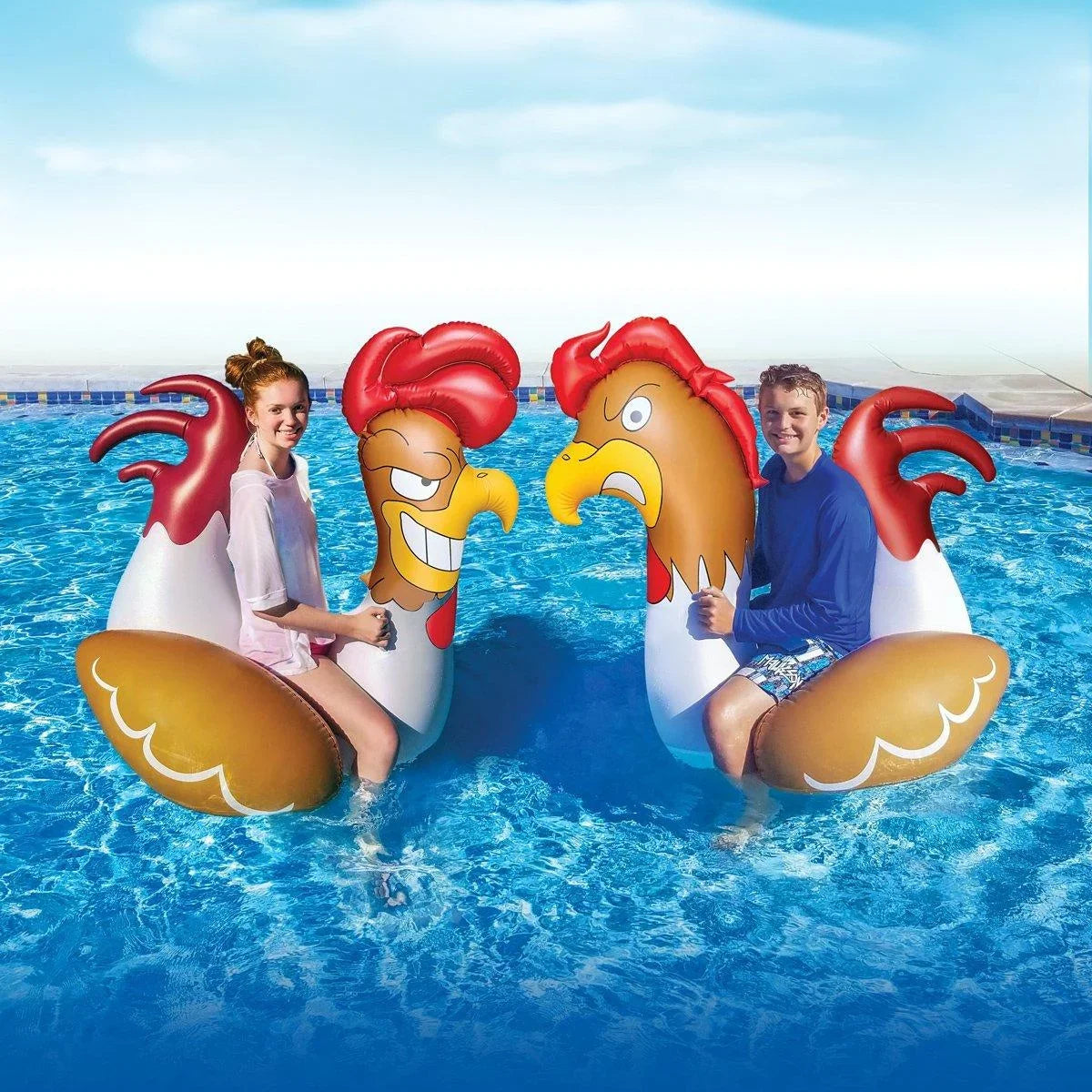 Park Play Chicken Fight Pool Float Game Sizeet WD014