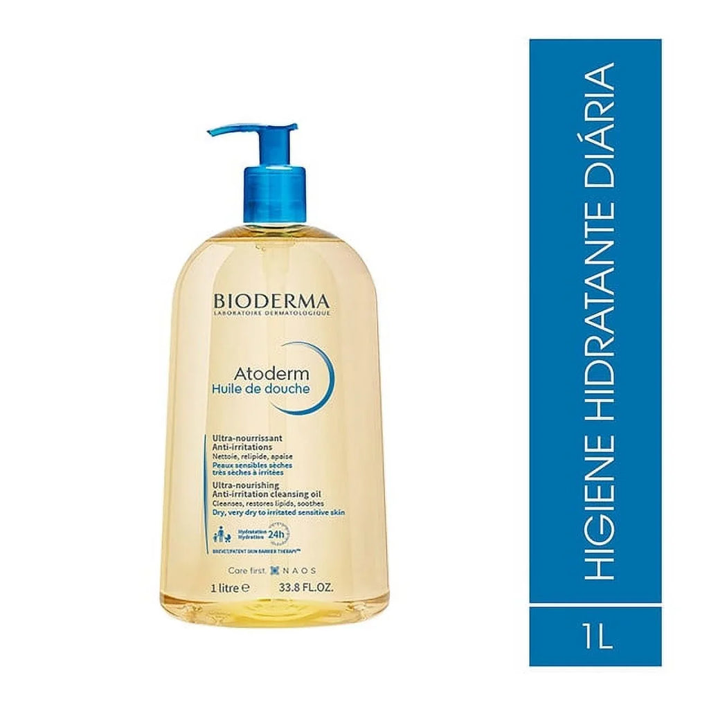 Bioderma - Atoderm - Cleansing Oil - Face and Body Moisturizer - Sizeoothes Discomfort - for Very Dry Sizeensitive Sizekin