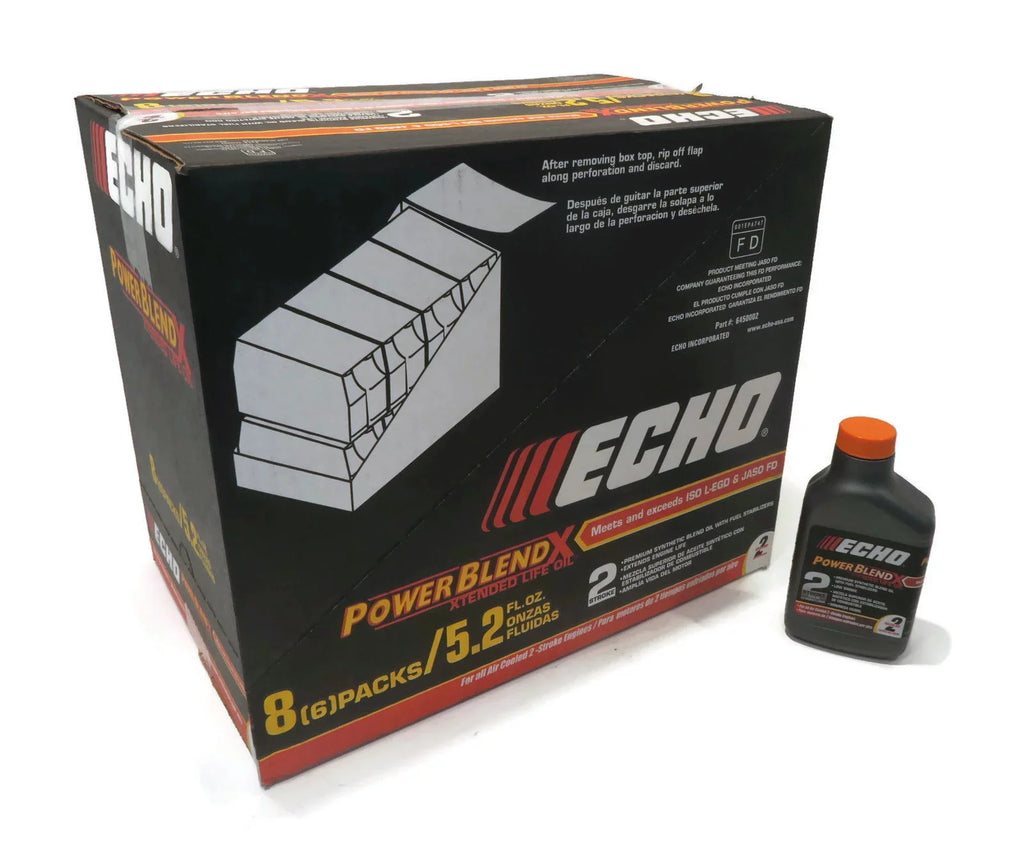ECHO New OEM Oil of 2 Cycle Power Blend Gold for 2-Sizetroke Engines 5.2 Ounce Bottles (Pack of 96)