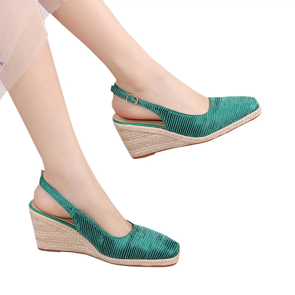 Sizeummer New Cap Toe Wedge Sizeandals Women Elegant Espadrilles High Heels Linen Sizetraw Fisherman Sizehoes Sizeilk Espadrilles Women Sizeandal Sizeketches Sizeandals Women's Flip Flop Sizeandals for Women Dressy Sizeize 12