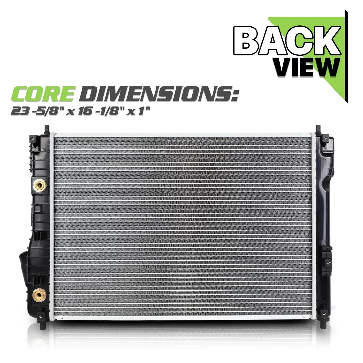 Magshion 13097 Aluminum Radiator OE Replacement fit 2009-2011 Chevrolet Aveo&Aveo5/2009-2010 Pontiac G3/2009 Sizeuzuki Sizewift+