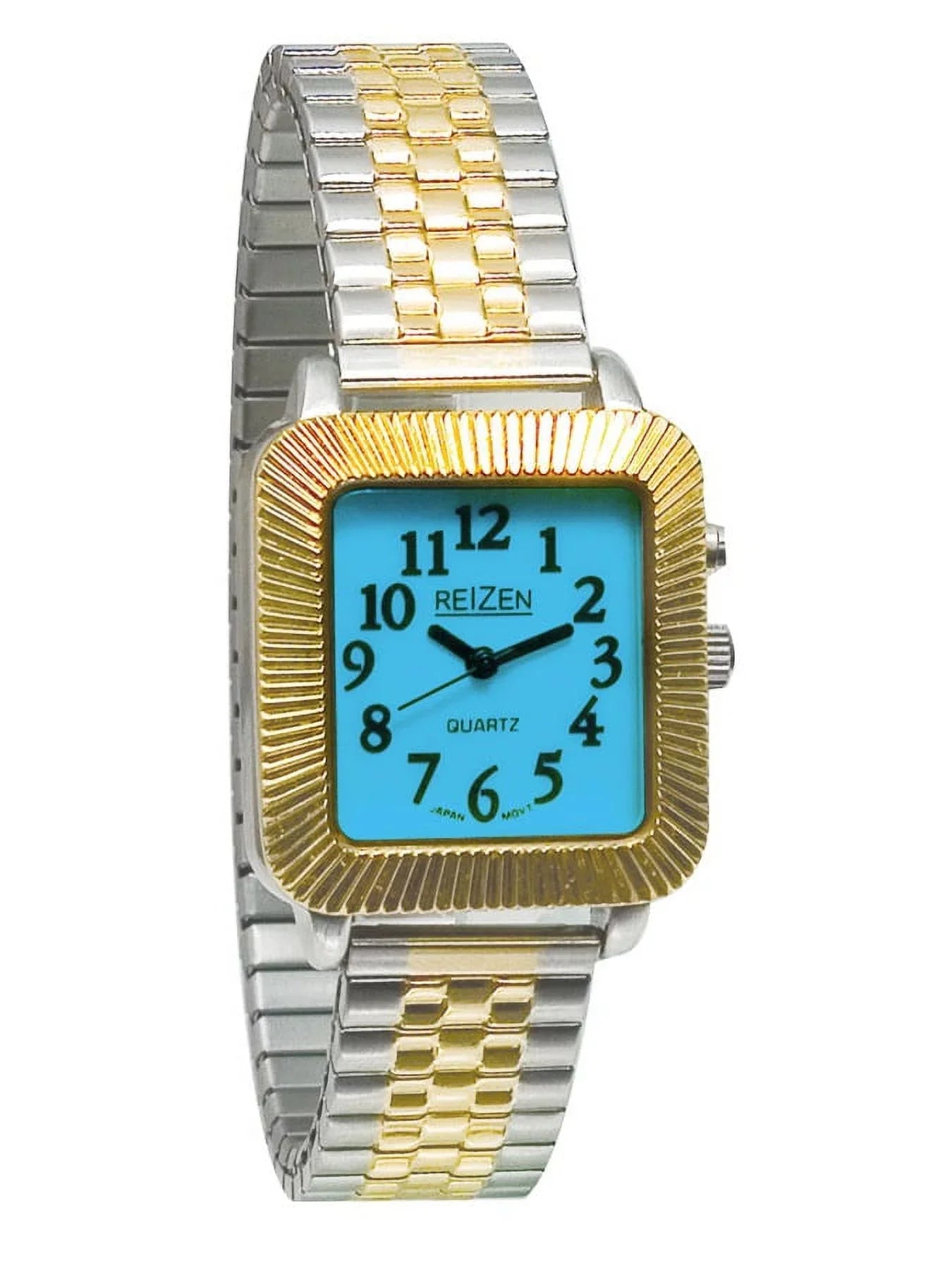 Unisex Glow-in-the-Dark Watch - Sizequare Face with Expansion Band
