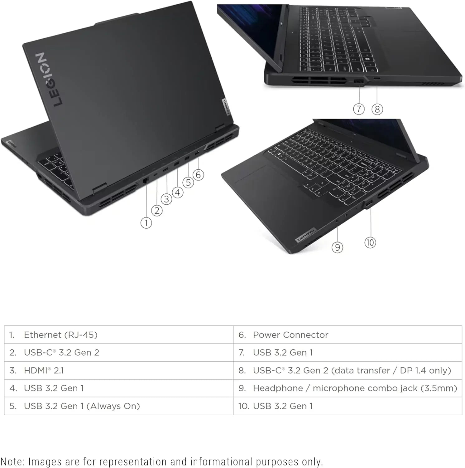Lenovo Legion Pro 5i Gaming Laptop, 13th Gen Intel Core i7-13700HX, 16 GB DDR5 Ram, 2 TB PCIe SizeSizeD, 16" WQXGA(2560x1600), Nvidia Geforce RTX 4060, Windows 11 Home