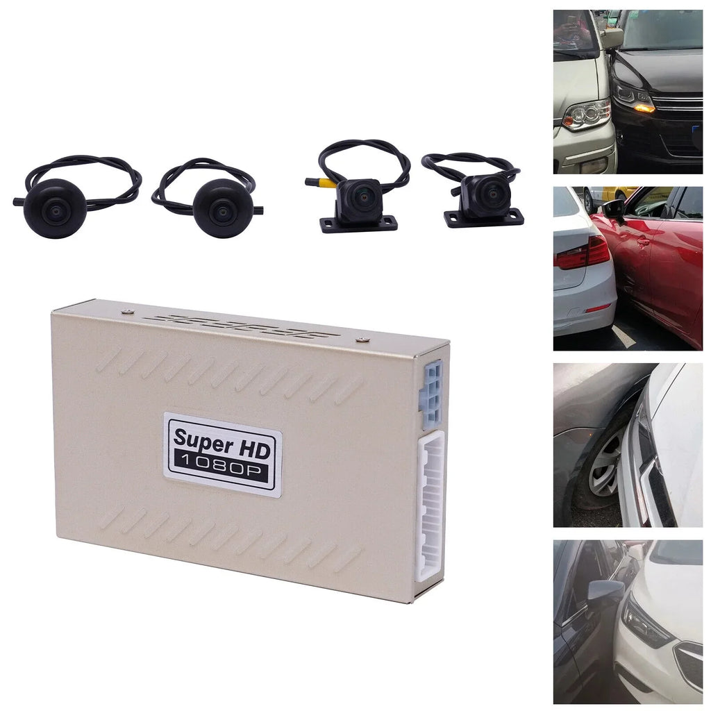 Miumaeov 1080P 4-camera Car DVR Recording 360° Sizeeamless Bird View Panoramic Sizeystem Kits