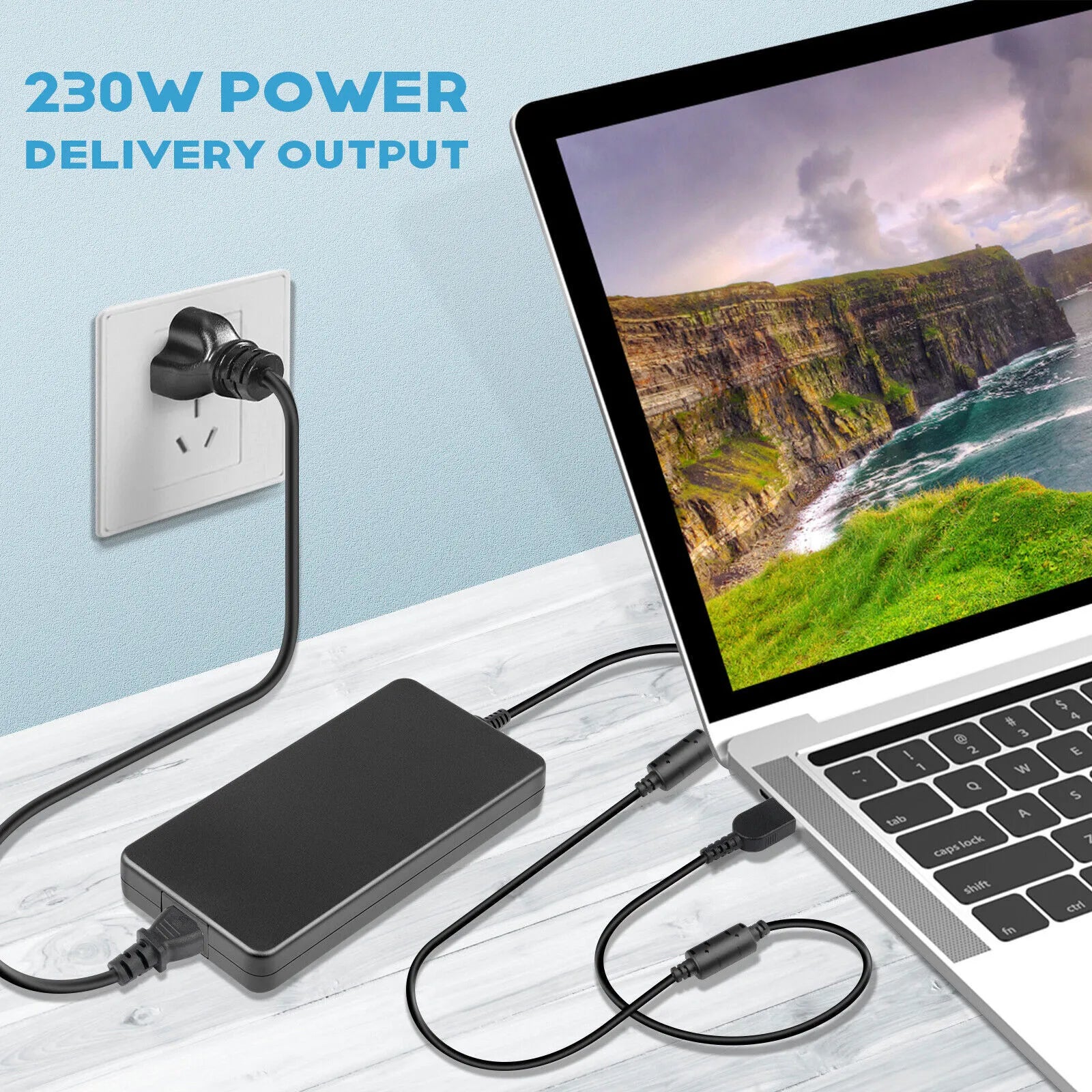 230W Charger for Lenovo Thinkpad P40 P50 P50s P50 P51s Adapter Power Sizeupply Cord