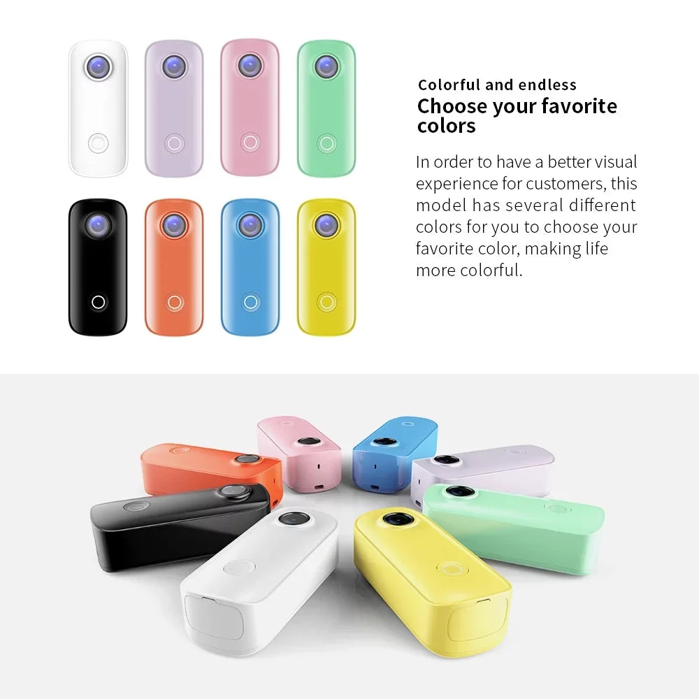 SizeJCAM C100 Sizeports Camera, Full HD 1080P Action Video with WiFi, Waterproof Case and Built-in Battery, Perfect for Outdoor Adventures