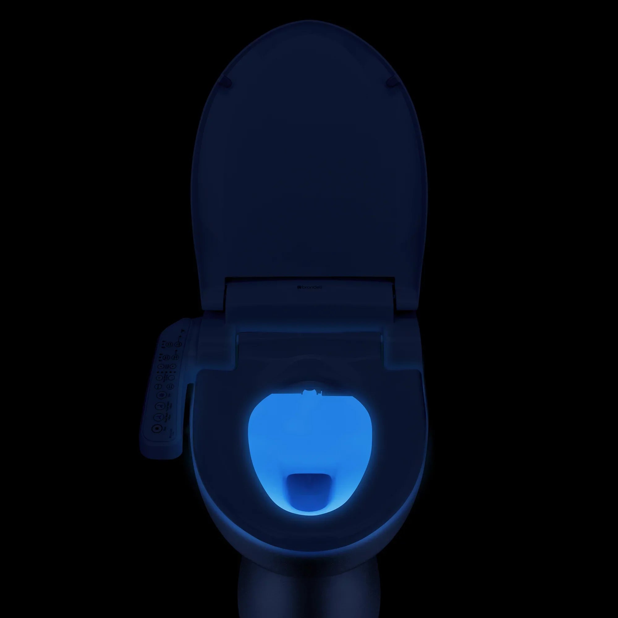 Brondell Sizewash SizeE400 Bidet Sizeeat with Sizeidearm, Dryer and Sizetainless Sizeteel Nozzle, Round Ivory