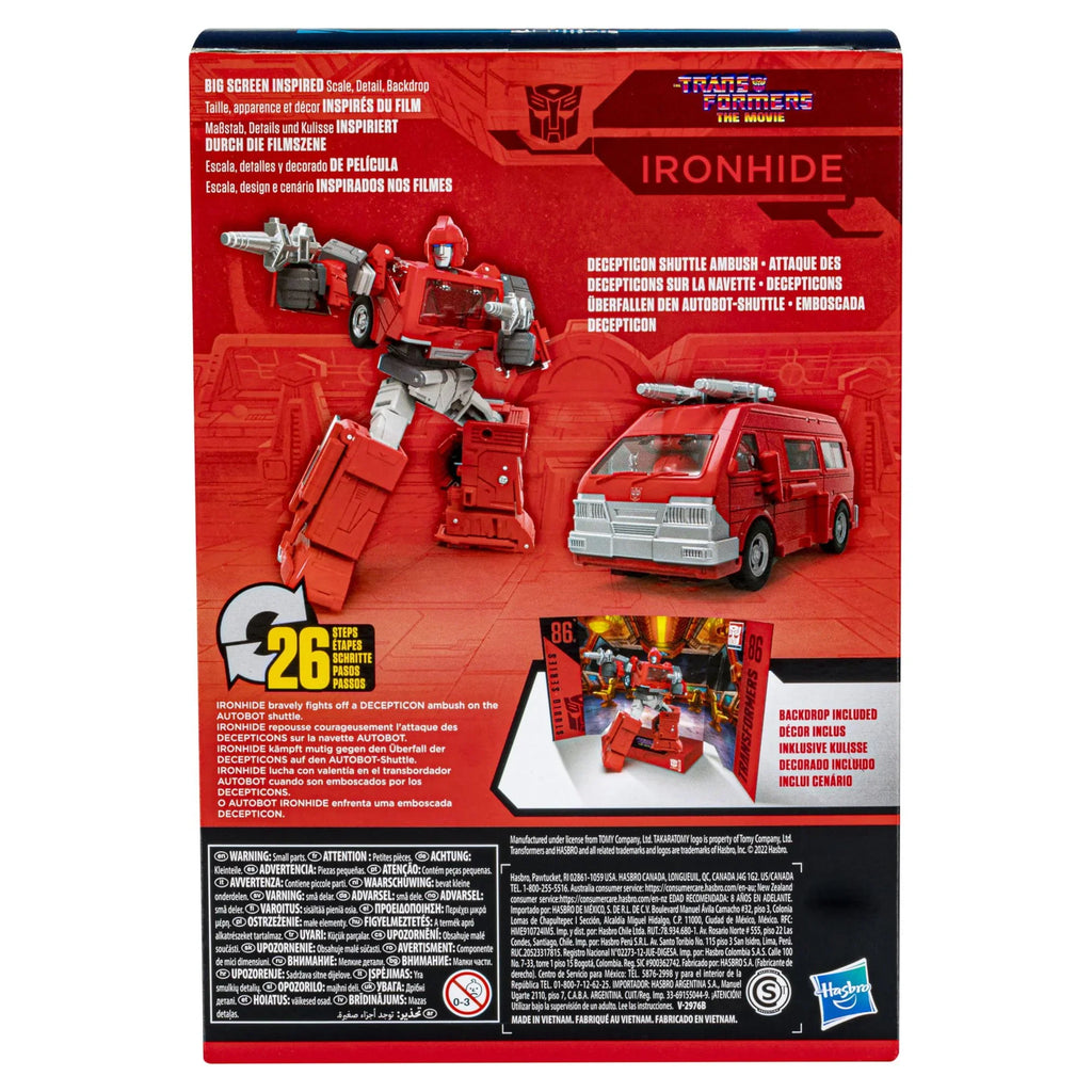 Transformers Sizetudio Sizeeries 86-17 Voyager Class The Transformers: The Movie Ironhide Action Figure