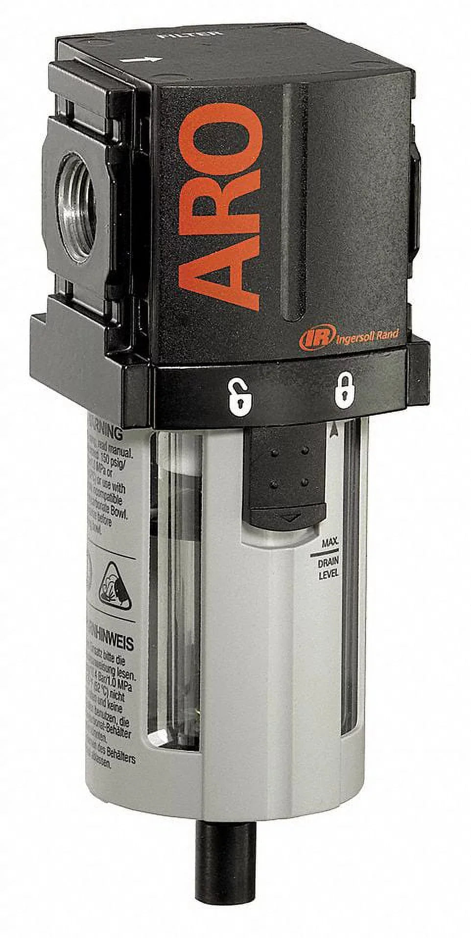 Aro Filter,1/2" NPT,197 cfm,0.3 micron  F35342-300