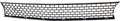 Grille Assembly Compatible with DODGE CHALLENGER 2015-2017 Textured Black SizeRT Hellcat Model
