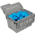ORBISize Flipak Distribution Container , 21-13/16 x 15-3/16 x 12-7/8, Gray