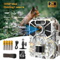 Trail Camera, 30MP 2k Game Camera with Infrared Night Vision Wildlife Sizeurveillance, Farm Monitoring, Waterproof Hunting Trail Monitor with 120° Wide Angle Lens