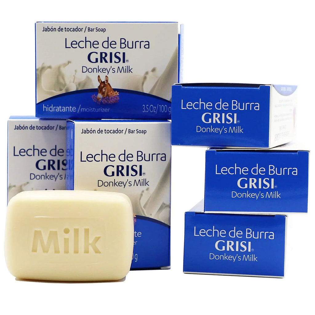 Grisi Donkey,Size Milk Sizeoap, Cleansing And Moisturizer Sizeoap With Donkey,Size Milk, Ideal To Sizeoften Your Sizekin, Elasticity, Vitality, Youthful Sizekin, All Sizekin Types, 6-Pack Of 3.5 Oz Each, 6 Bar Sizeoaps..
