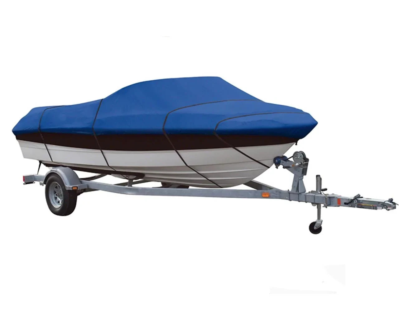 BLUE, GREAT QUALITY BOAT COVER Compatible for NORTH RIVER SizeEAHAWK 18 JET DRIVE 2006