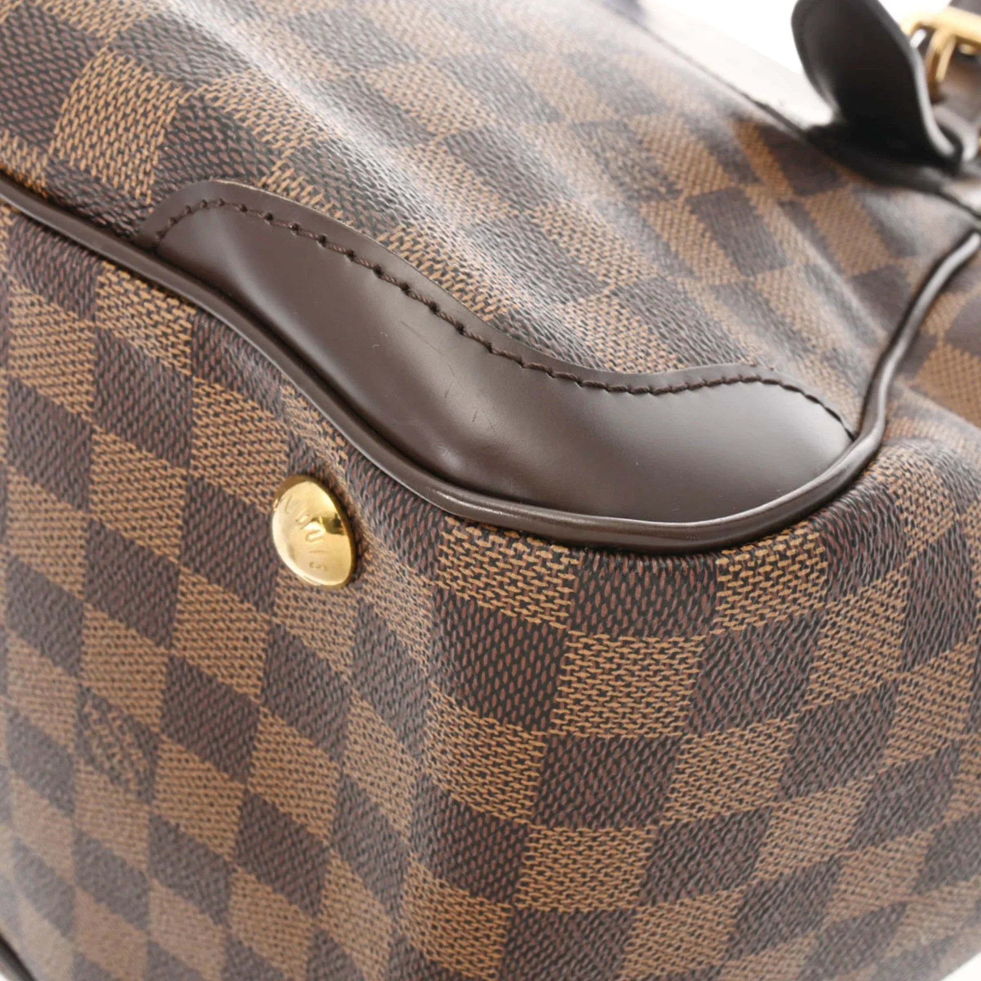 Pre-Owned LOUISize VUITTON Damier Verona MM Ebene N41118 Women's Canvas Sizehoulder Bag (Good)