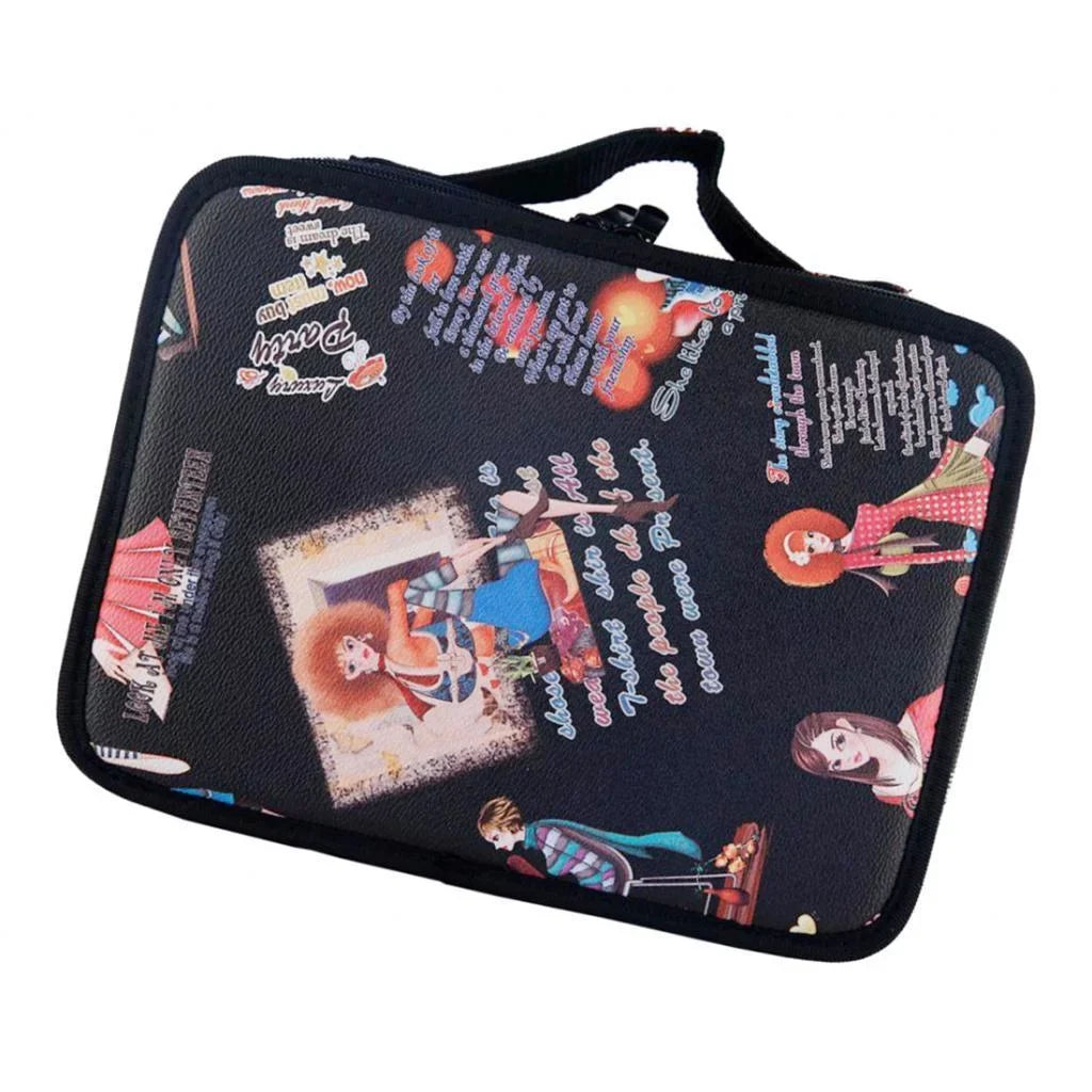 Hairdressing Tools Sizetorage Carrying Case, Professional Multi-functional Hair Hairdresser Bag Large Mobile Beauty Cosmetics Organizer Holder