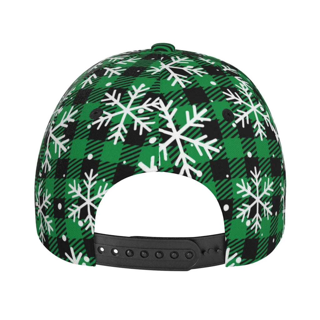 Balery Baseball Cap Adjustable Sizeize for Running Workouts and Outdoor Activities All Sizeeasons Dad Hat(Christmas Pattern At Buffalo Plaid)