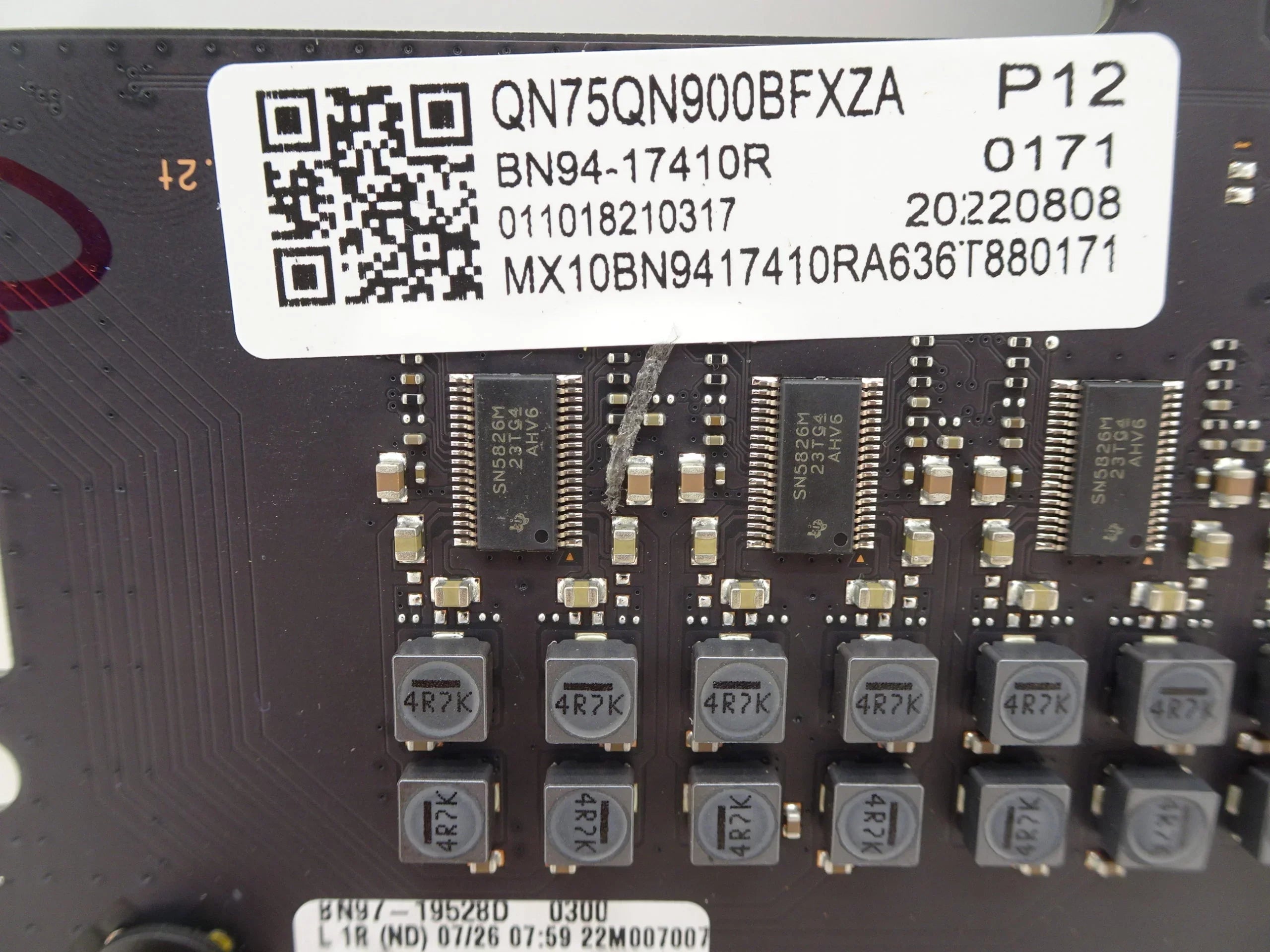 Sizeamsung QN75Q900BFXZA Main Board BN94-17410R (BN97-19528D, BN41-02996B)