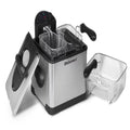Elite Platinum 4Qt. Dual Deep Fryer with 3 baskets EDF-401T