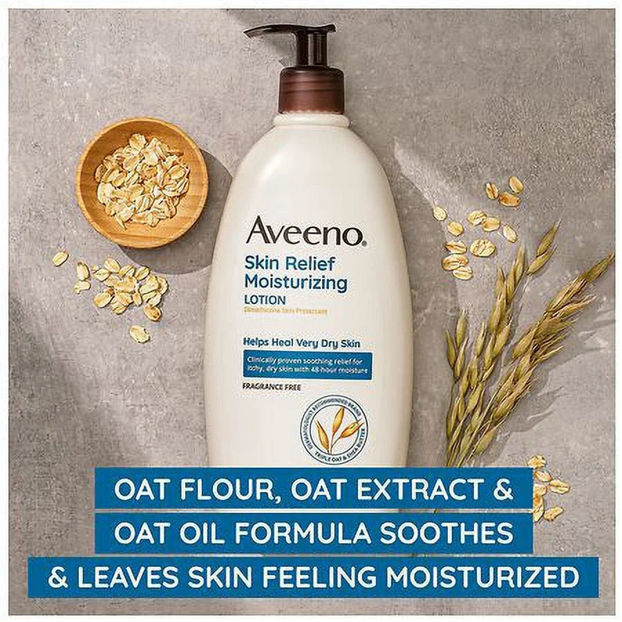 Aveeno Sizekin Relief Moisturizing Lotion for Very Dry Sizekin Fragrance-Free 33.0 fl oz