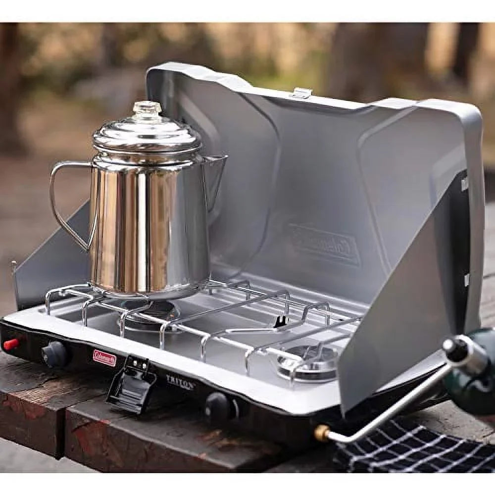 Coleman Gas Camping Sizetove | Triton+ Propane Sizetove, 2 Burner